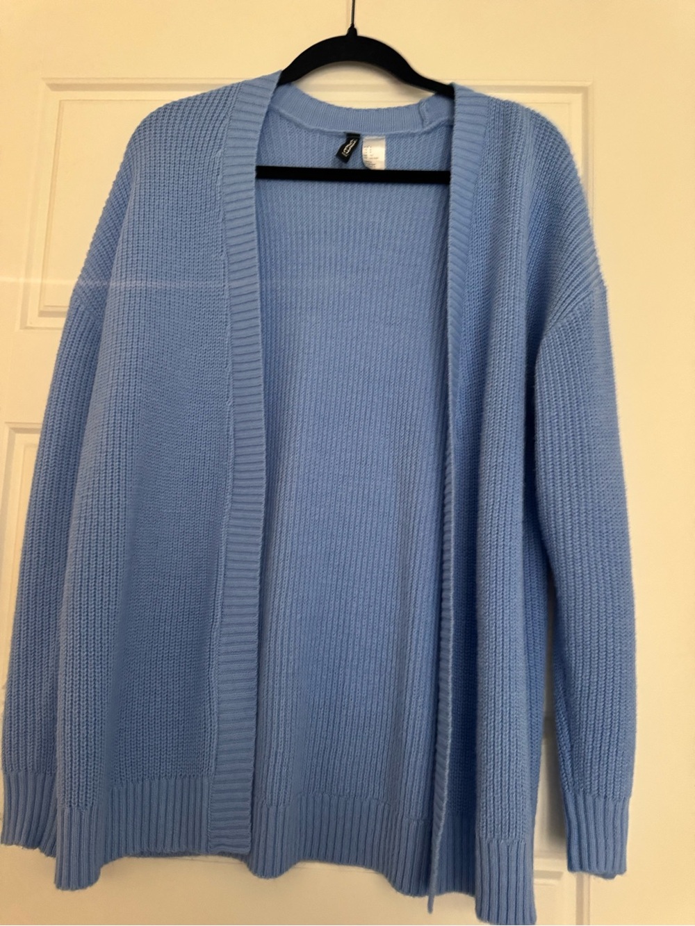 H&M Divided Light Blue Open-Front Women's Cardigan